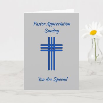 Pastor Appreciation Sunday - Cr Card by heavenly_sonshine at Zazzle