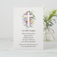 Pastor Appreciation Thank You Card