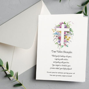 Pastor Appreciation Thank You Card
