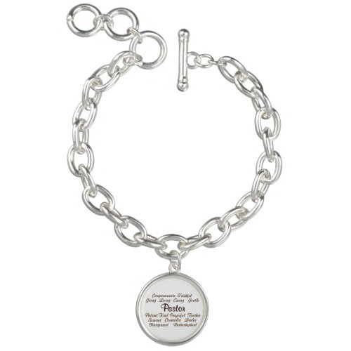 Pastor Attributes Charm Bracelet