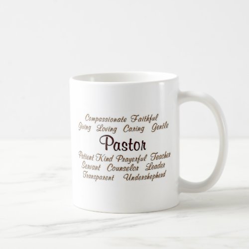Pastor Attributes Coffee Mug
