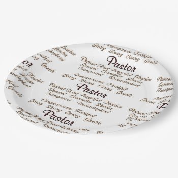 Pastor Attributes Paper Plates by heavenly_sonshine at Zazzle