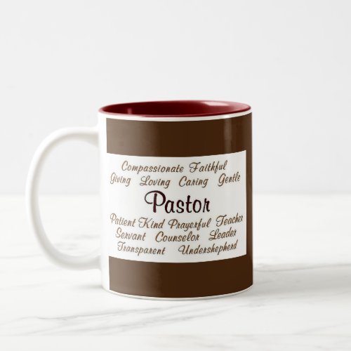 Pastor Attributes Two_Tone Coffee Mug