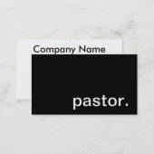 Pastor Business Card (Front/Back)