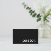 Pastor Business Card (Standing Front)