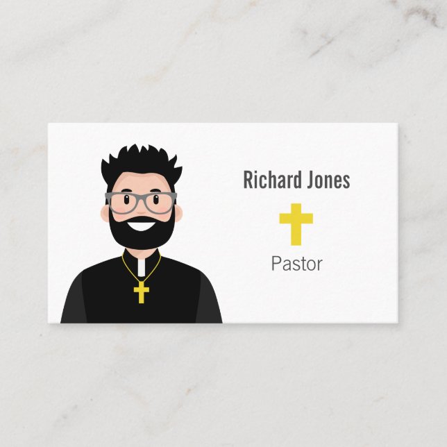 Pastor Business Card (Front)