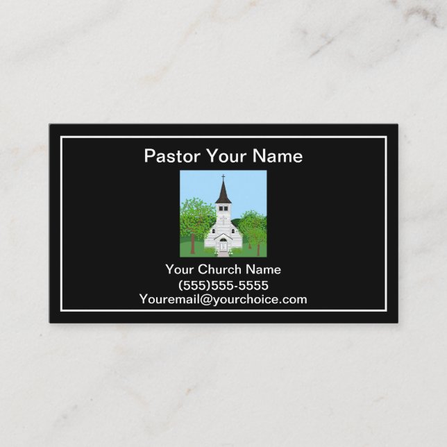 Pastor Business Card (Front)