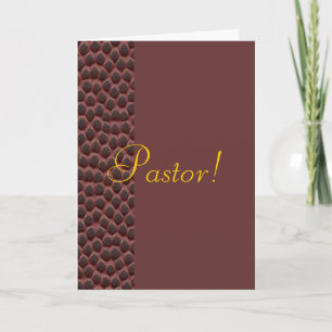 Pastor Card