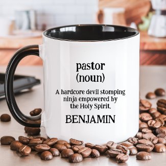 Pastor Definition Funny Religious Custom Name