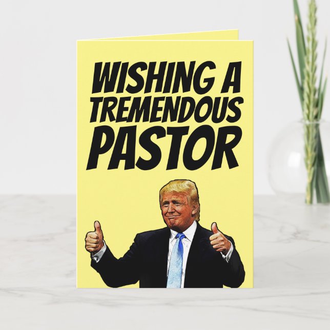 PASTOR DONALD TRUMP BIRTHDAY CARDS (Front)