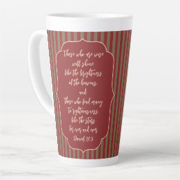 Pastor Gift Leadership Scripture Cross Latte Mug
