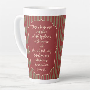 Pastor Gift Leadership Scripture Cross Latte Mug