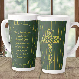 Pastor Gift Plans I Have For You Scripture Latte Mug