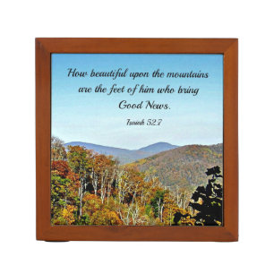 Pastor, God Bless You! Isaiah 52:7 Pencil Holder
