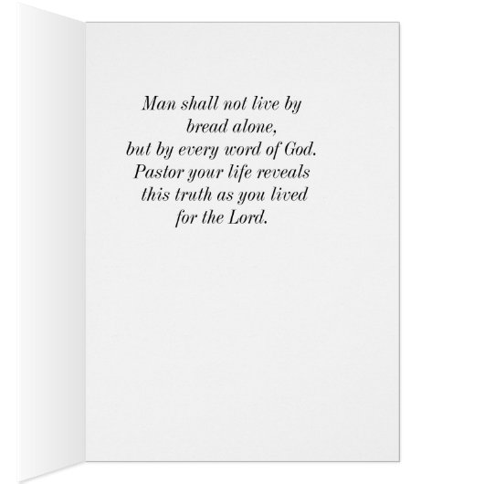 Pastor it is written (Inside (Right))