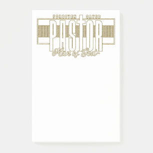 Pastor Man Of God Post-It Notes