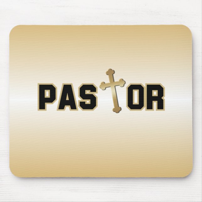 Pastor Mouse Pad (Front)
