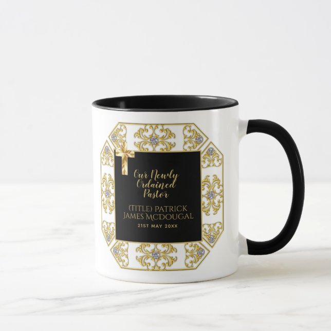 Pastor Newly Ordained Installation Gift Customized Mug (Right)