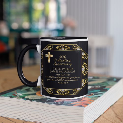 PASTOR Ordination Anniversary Bible Verse Gift New Mug