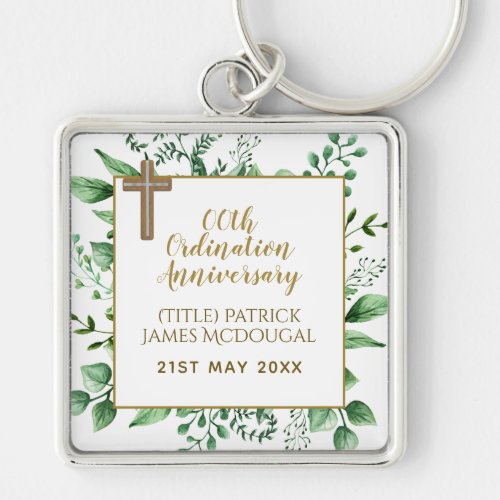 PASTOR Ordination Anniversary Verse _ Personalized Keychain