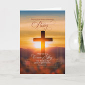 Pastor Retirement Blessings Christian Cross Card | Zazzle
