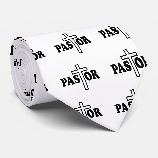 Pastor Tie (Rolled)