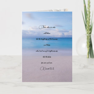Pastor Wisdom Thank You Scripture Big Card