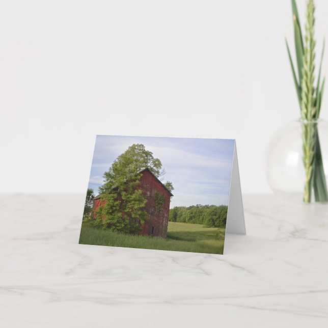 Pastoral Barn Notecard (Front)