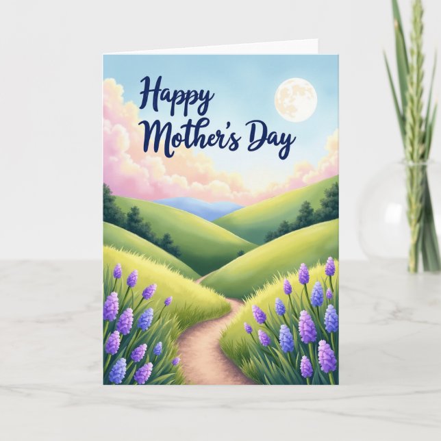 Pastoral Mothers Day Scene Card (Front)