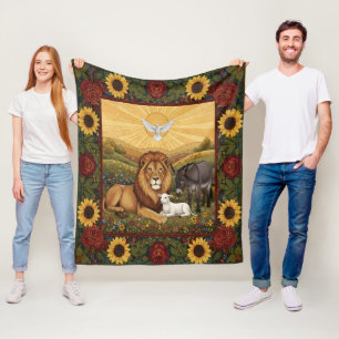 Pastoral Peace Fleece Blanket