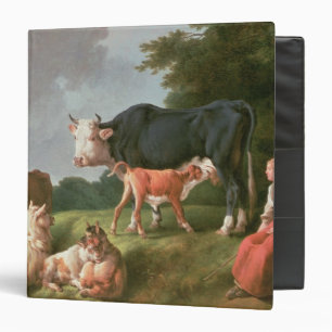 Pastoral Scene 3 Ring Binder
