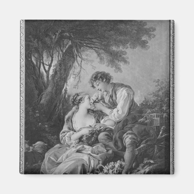 Pastoral scene magnet (Front)