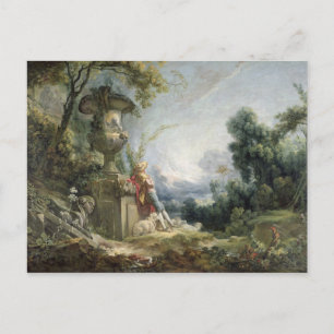 Pastoral Scene, or Young Shepherd in a Landscape Postcard