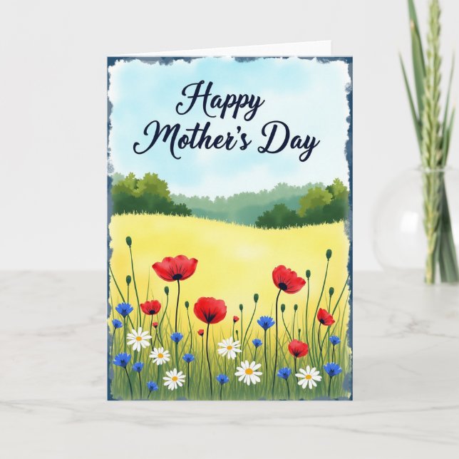 Pastoral Sweet Mothers Day Card (Front)