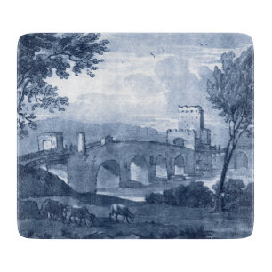 Pastoral Toile - Bridge Cutting Board