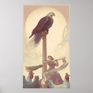 Pastoral Wall Art Poster – Quiet Order 