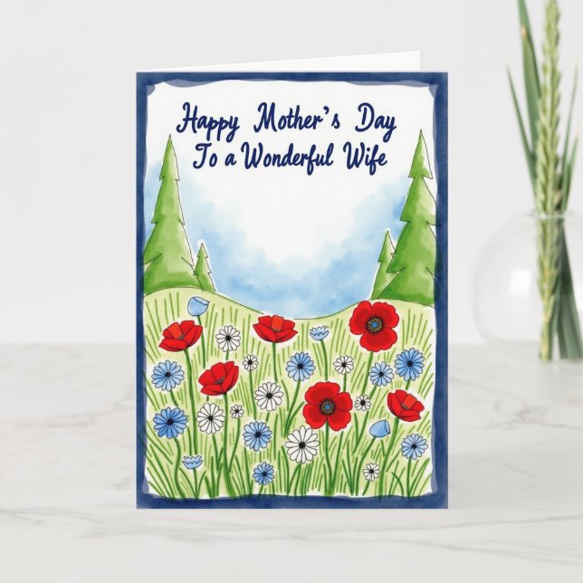 Pastoral Wife Mothers Day Card (Front)