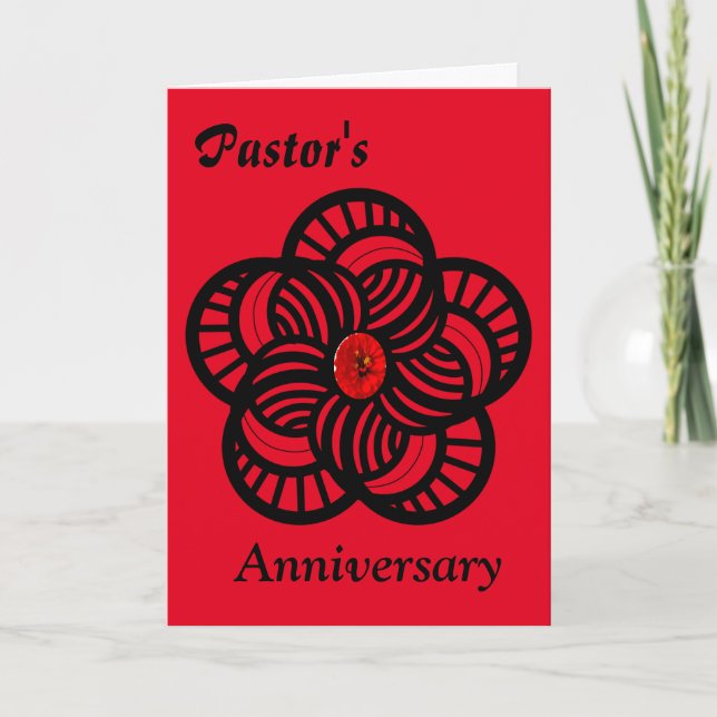Pastor's Anniversary Card (Front)