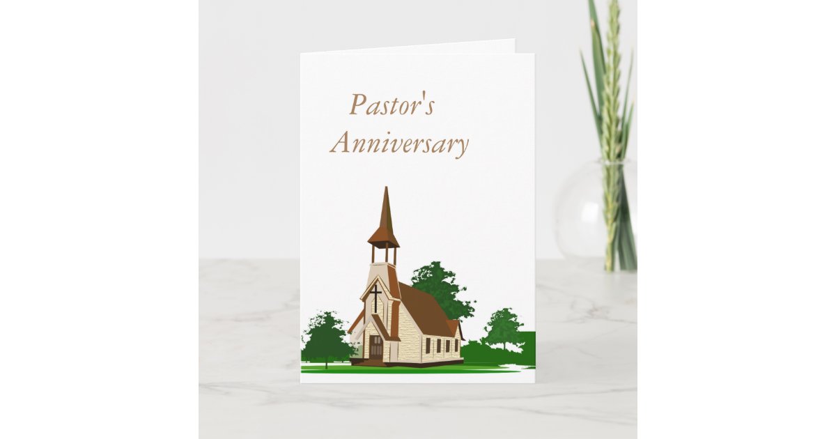 Pastor's Anniversary Card | Zazzle.com
