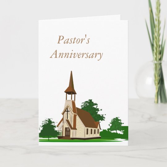Pastor's Anniversary Card