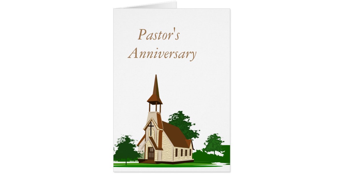 Pastor's Anniversary Card | Zazzle.com