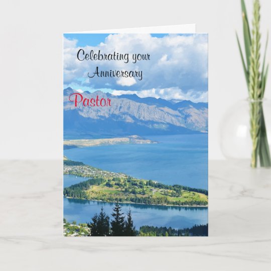 Pastor's Anniversary Card