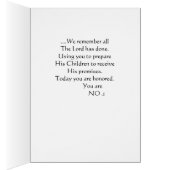 Pastor's  Anniversary /Celebrate Cards (Inside (Right))