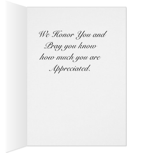 Pastor's Appreciation (Inside (Right))