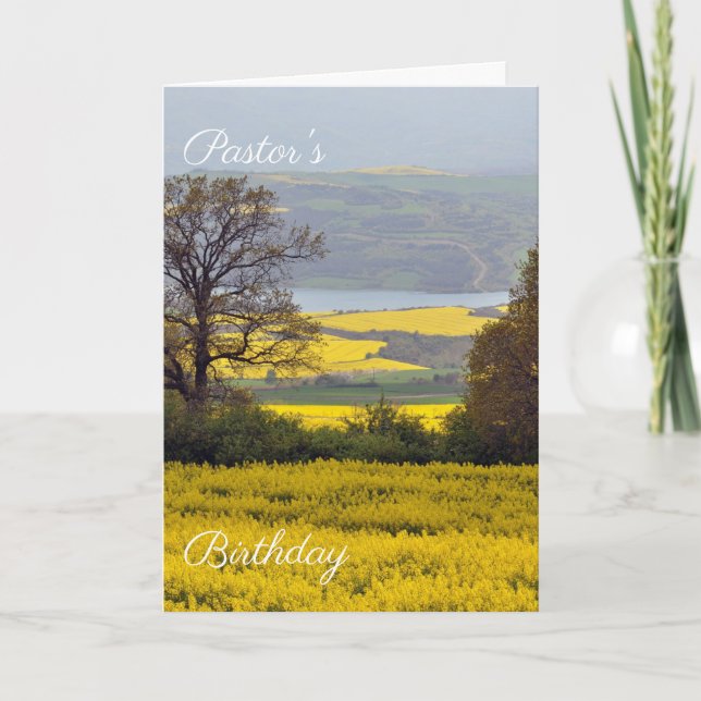 Pastor's Birthday Card (Front)