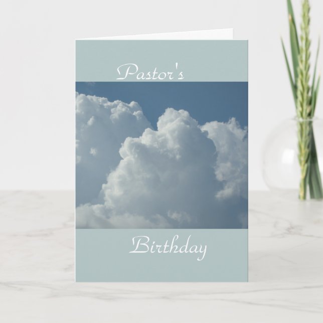 Pastor's Birthday Card (Front)