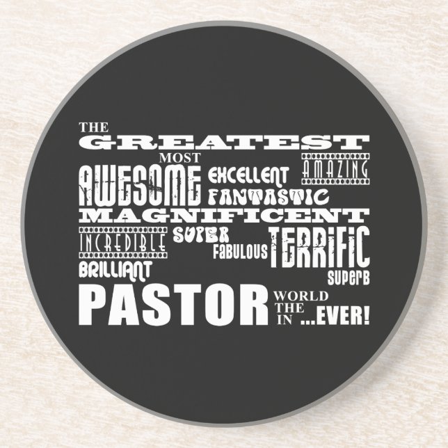 Pastors : Greatest Pastor Coaster (Front)