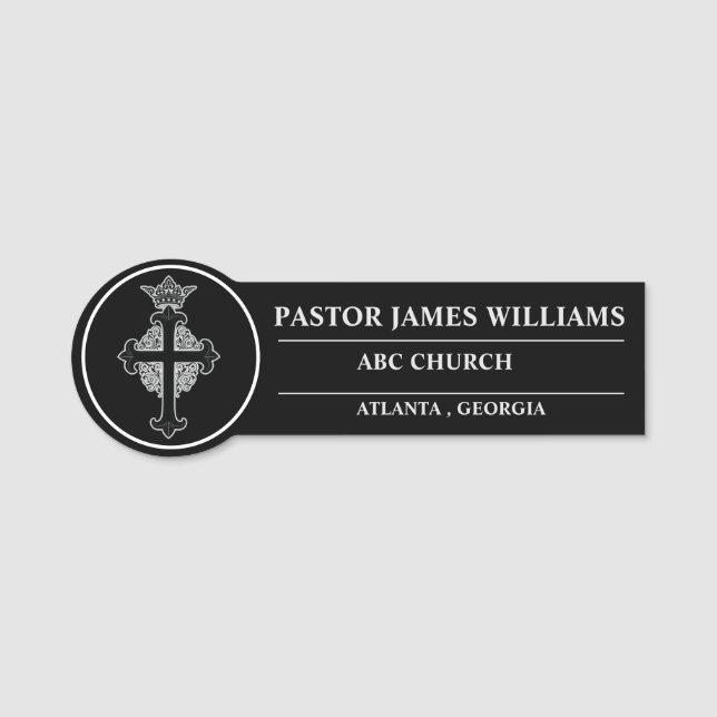 PASTOR'S NAME TAG (Front)