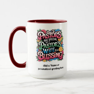 ✝️ Pastors Wife Appreciation Gift Blessing Custom Mug