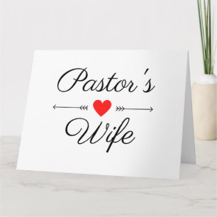 Pastor's Wife bl Card